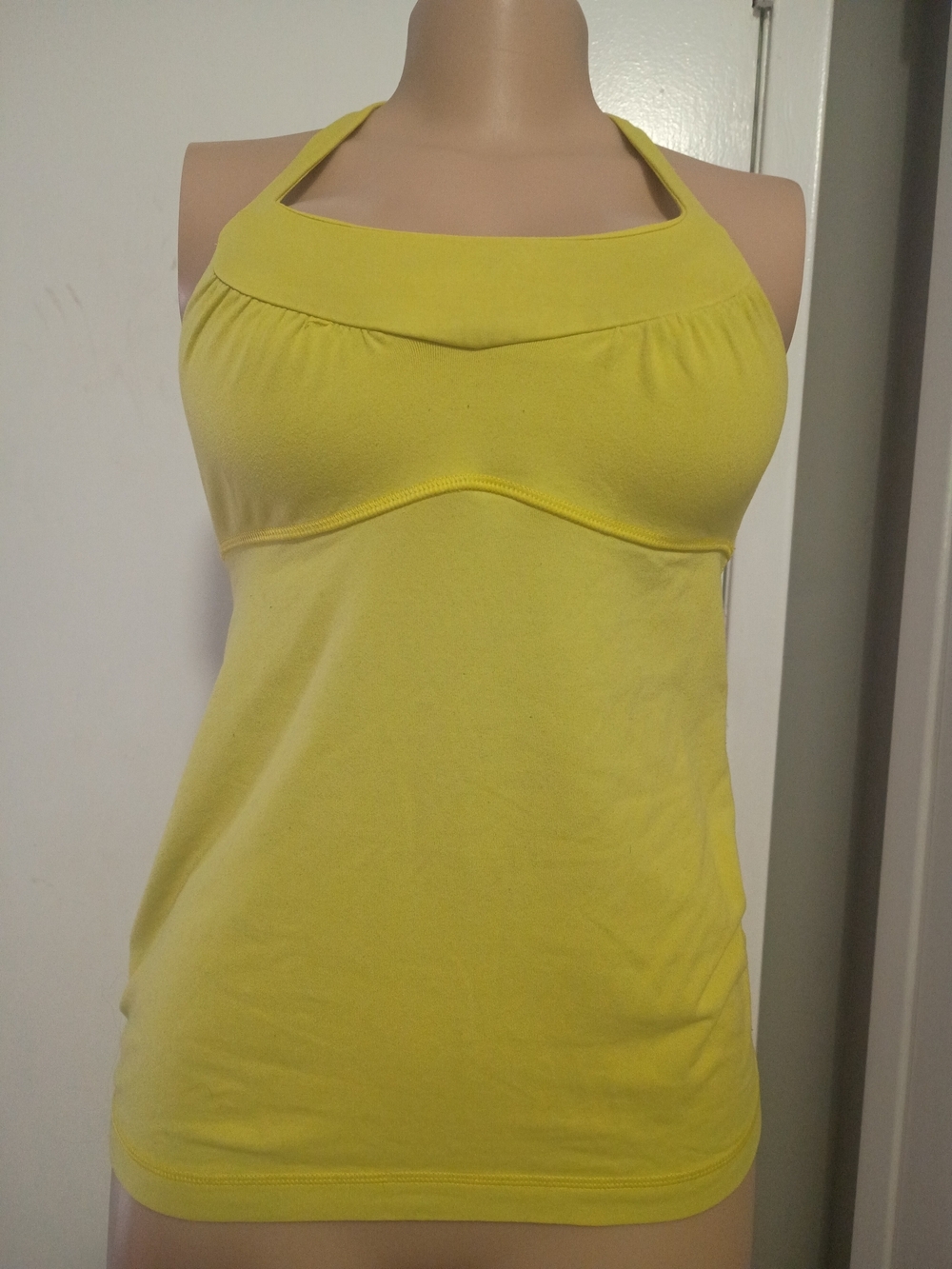 lululemon athletica Yellow Halter Camisole Tank